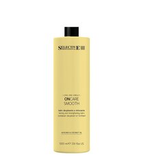 Nogludinošs kondicionieris gariem un nepaklausīgiem matiem Selective Professional OnCare Smooth, 1000 ml цена и информация | Бальзамы, кондиционеры | 220.lv