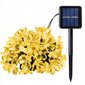 Ziedu vītne ar saules bateriju, 5 m цена и информация | Āra apgaismojums | 220.lv