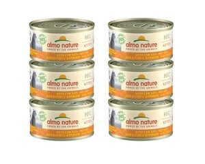 Almo Nature HFC Kitten, kaķēniem, ar vistas gaļu, 6 x 70g. cena un informācija | Konservi kaķiem | 220.lv