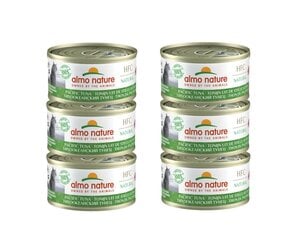 Almo Nature HFC Natural, kaķiem, Klusā okeāna tuncis, 6 x 70g. cena un informācija | Konservi kaķiem | 220.lv