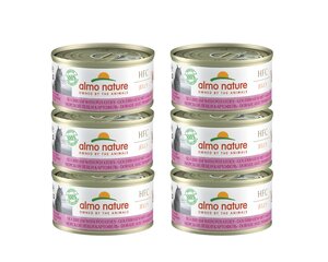 Almo Nature HFC Jelly, kaķiem, jūras plaudis ar kartupeļiem, 6x70g. цена и информация | Консервы для котов | 220.lv