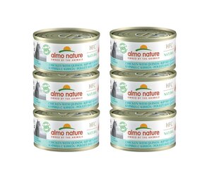 Almo Nature HFC Natural, для кошек, куриное мясо с киноа, 6x70 г цена и информация | Консервы для котов | 220.lv