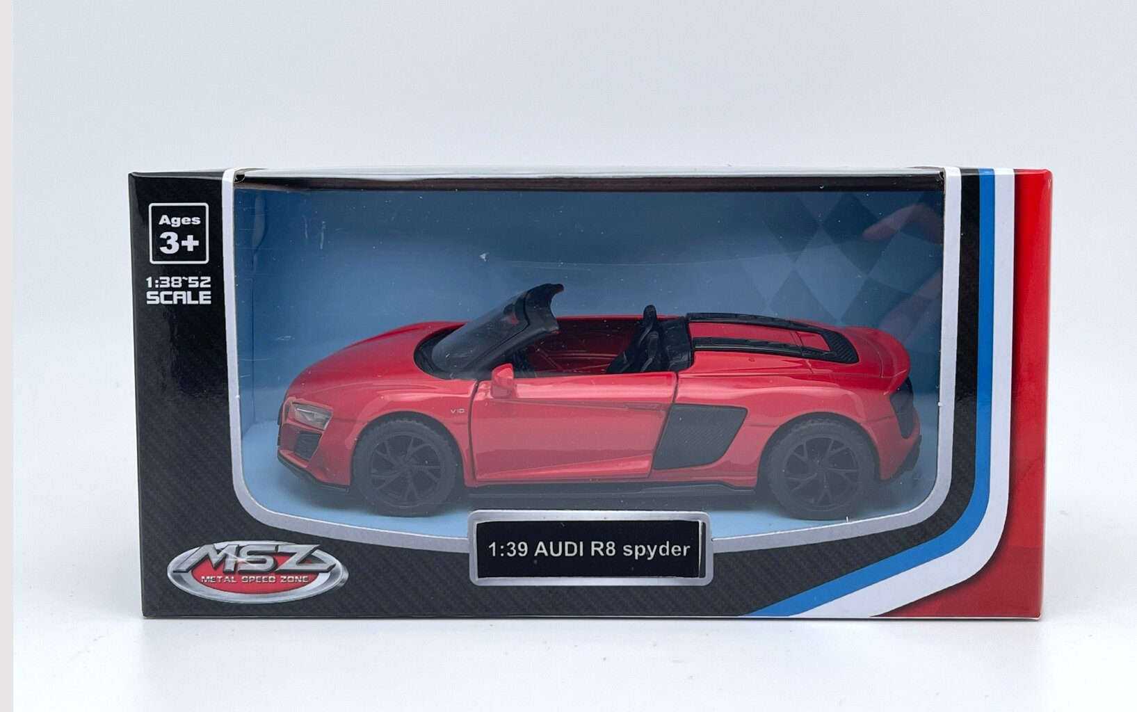 Miniatūrais modelis Audi R8 Spyder MSZ , mērogs 1:39 cena un informācija | Rotaļlietas zēniem | 220.lv