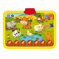 Muzikālais rotaļu paklājs "Lauku sētas dzīvnieki" cena un informācija | Rotaļlietas zīdaiņiem | 220.lv