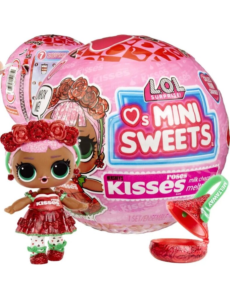 Кукла Lol Surprise! Valentines Day Special! Lol Mini Sweets Hersheys Kisses  цена | 220.lv