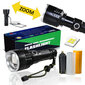 XHP90 LED taktiskais lukturītis ar POWERBANK 18650 / 26650 vai AAA šūnām cena un informācija | Lukturi | 220.lv