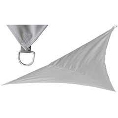 Треугольное солнцезащитное стекло, 3x3x2 м, серое цена и информация | Зонты, маркизы, стойки | 220.lv