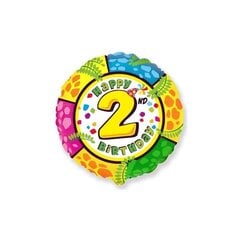 18 &amp;quot;FX -&amp;quot; Daudz laimes dzimšanas dienā - 2&amp;quot; folijas balons, iepakots cena un informācija | Baloni | 220.lv