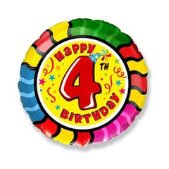 18 &amp;quot;FX -&amp;quot; Daudz laimes dzimšanas dienā - 4&amp;quot; folijas balons, iepakots cena un informācija | Baloni | 220.lv