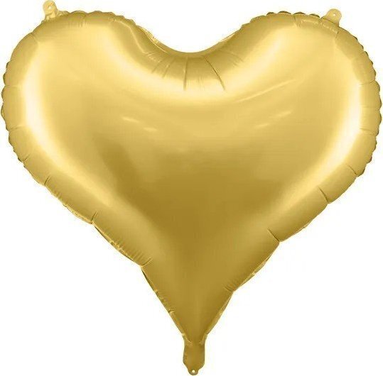 Folija balons "Sirds" 75&64.5cm zelta cena un informācija | Baloni | 220.lv