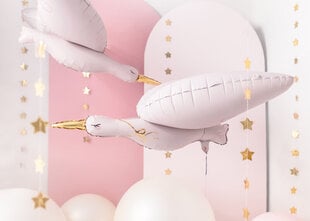 Folijas balons "Stārķis" 103&60cm rozā cena un informācija | Baloni | 220.lv