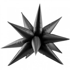 Воздушный шар фольгированный "Звезда" 70 см 3D черный цена и информация | Шары | 220.lv
