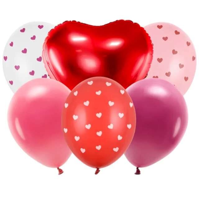 Balonu komplekts "Be mine valentine" 6 gab цена и информация | Baloni | 220.lv