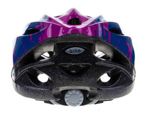 Шлем велосипедный Biko Basic Pro 0801605 5578, 58-60 см, L, синий/фуксия цена и информация | Шлемы | 220.lv