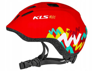 Шлем велосипедный Kellys Zigzag 0813619 0437, детский 50-55 см, S, 210г, цвет красный цена и информация | Шлемы | 220.lv