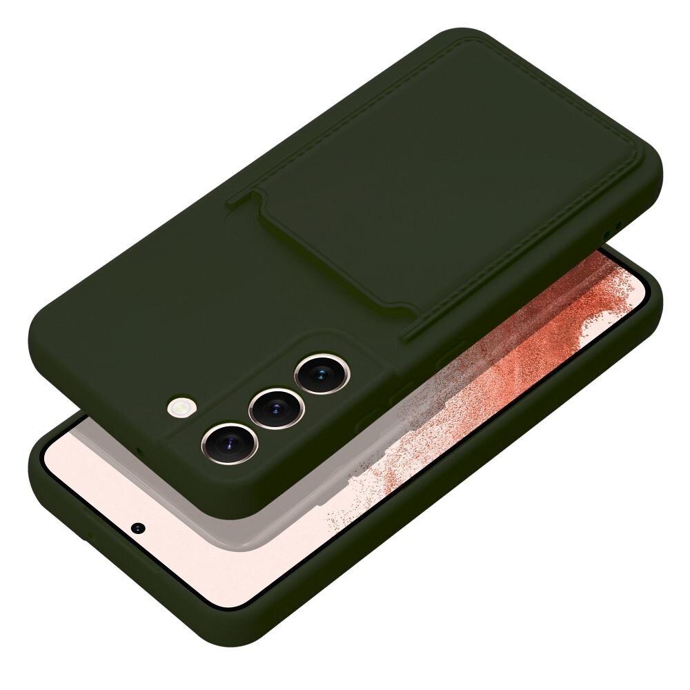 F-CARD vāciņš - Samsung Galaxy S21 FE , zaļš цена и информация | Telefonu vāciņi, maciņi | 220.lv