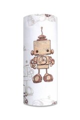 Хлопковая пеленка, 70x80, с роботами цена и информация | Пеленальные доски и пеленки | 220.lv