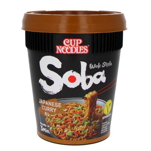 Cup Noodles Soba ar kāriju 90g cena un informācija | Uzkodas, čipsi | 220.lv