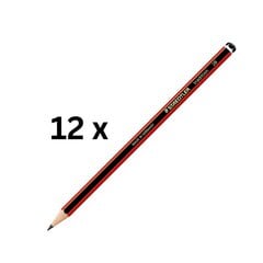 Zīmulis STAEDTLER TRADITION 2B iepakojumā 12 gab. cena un informācija | Modelēšanas un zīmēšanas piederumi | 220.lv