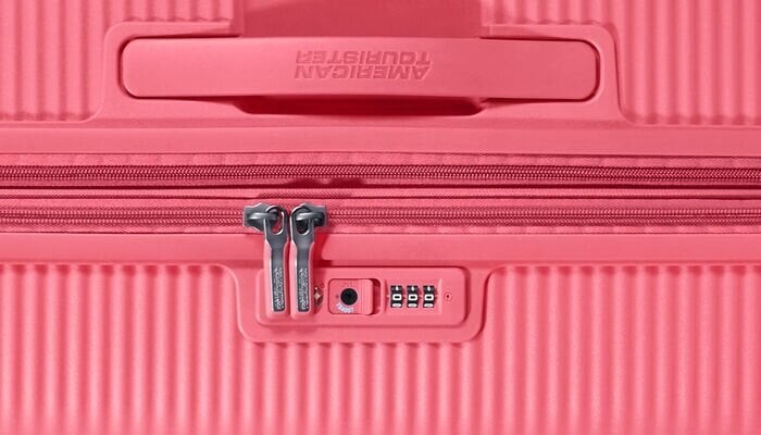 American Tourister rokas bagāža Soundbox Spinner Sun Kissed Coral 55 cm, цена и информация | Koferi, ceļojumu somas | 220.lv