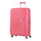 American Tourister vidējā lieluma ceļojumu koferis Soundbox Spinner Expandable 67 cm, Sun Kissed Coral cena un informācija | Koferi, ceļojumu somas | 220.lv