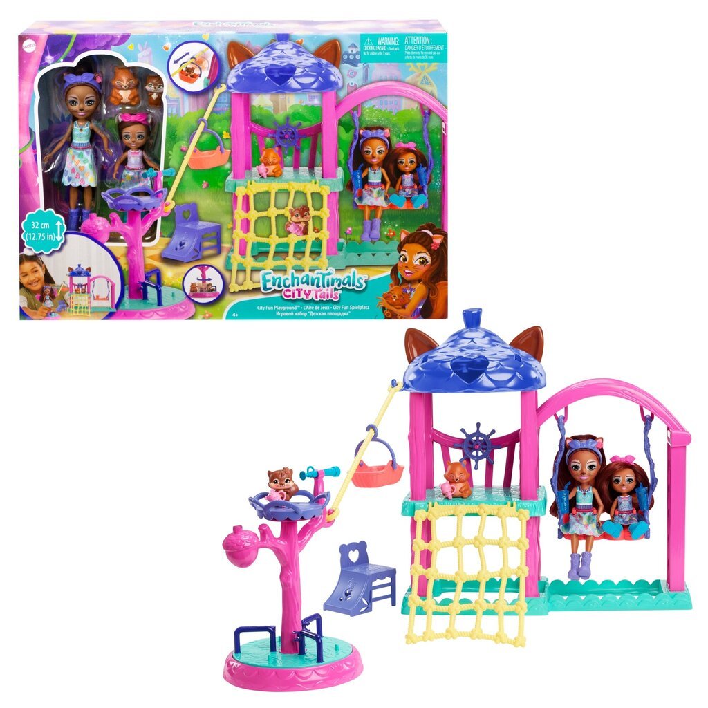 Rotaļu komplekts Enchantimals® Urban Playground HHC16 cena un informācija | Rotaļlietas meitenēm | 220.lv