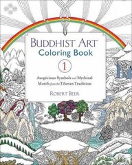 Buddhist Art Coloring Book 1: Auspicious Symbols and Mythical Motifs from the Tibetan Tradition цена и информация | Книжки - раскраски | 220.lv