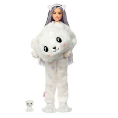 Кукла Barbie®️ Cutie Reveal Winter Sparkle Series - Polar Bear HJL64 цена и информация | Игрушки для девочек | 220.lv