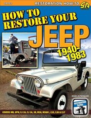 How to Restore Your Jeep 1941-1986: Covers Mb, Gpw, Cj 2a, Cj 3a, 3b, M38, M38a1, Cj5, Cj6 & Cj7 cena un informācija | Izglītojošas grāmatas | 220.lv