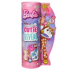 Кукла Barbie®️ Cutie Reveal Winter Sparkle Series - Deer HJL61 цена и информация | Игрушки для девочек | 220.lv