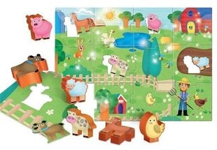 Lisciani Puzle Carotina Baby Farm цена и информация | Развивающие игрушки | 220.lv