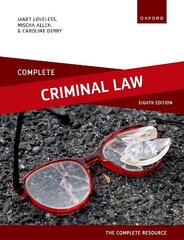 Complete Criminal Law: Text, Cases, and Materials 8th Revised edition cena un informācija | Ekonomikas grāmatas | 220.lv