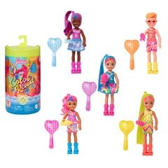 Barbie® Chelsea® Color Reveal® neona pārsteiguma lelles HCC90 cena un informācija | Rotaļlietas meitenēm | 220.lv