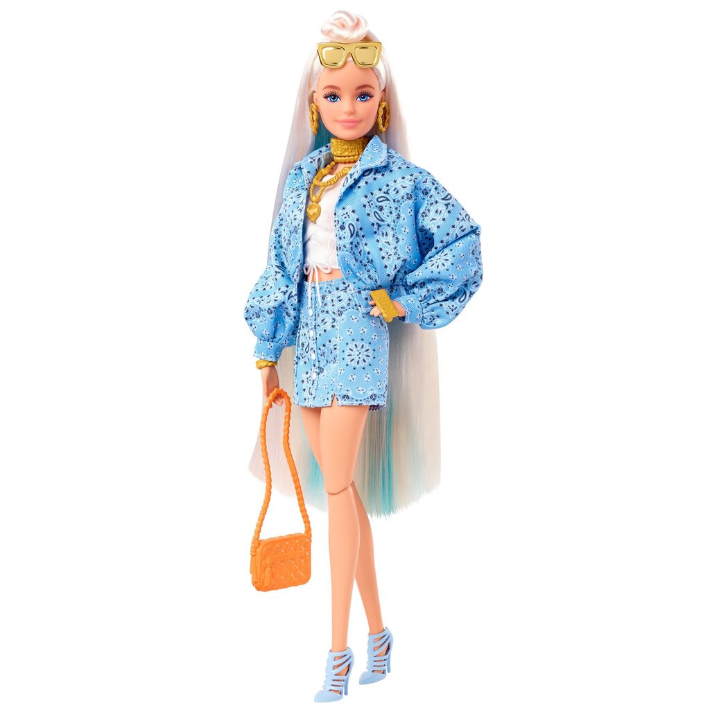 Barbie® Extra lelle ar blondiem matiem HHN08 cena un informācija | Rotaļlietas meitenēm | 220.lv