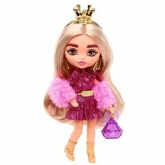 Кукла Barbie® Extra Mini Doll - Gold Crown HJK67 цена и информация | Игрушки для девочек | 220.lv