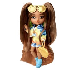 Кукла Barbie® Extra Mini Doll - Tie Dye Denim Set HHF81 цена и информация | Игрушки для девочек | 220.lv