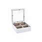 DKD Home Decor tējas kastīte, balta cena un informācija | Trauki pārtikas uzglabāšanai | 220.lv