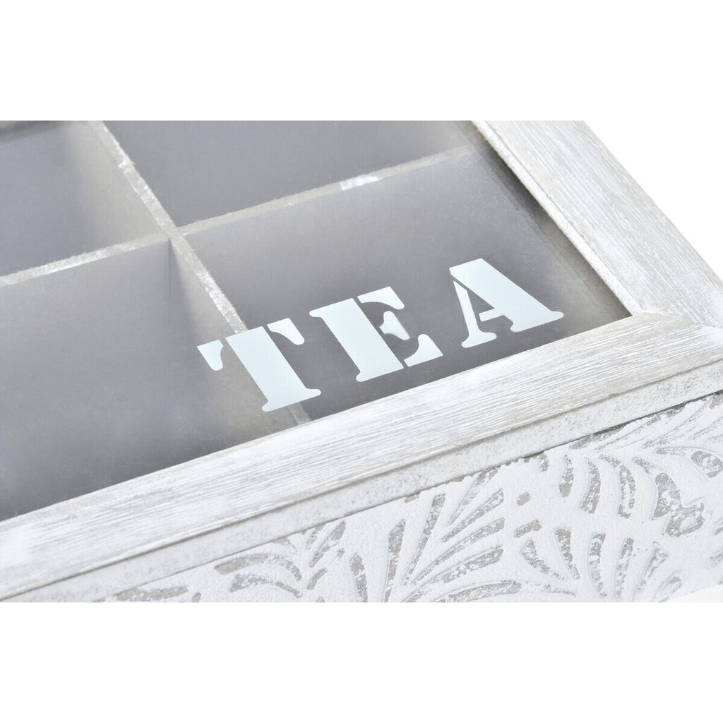 DKD Home Decor tējas kastīte, balta cena un informācija | Trauki pārtikas uzglabāšanai | 220.lv