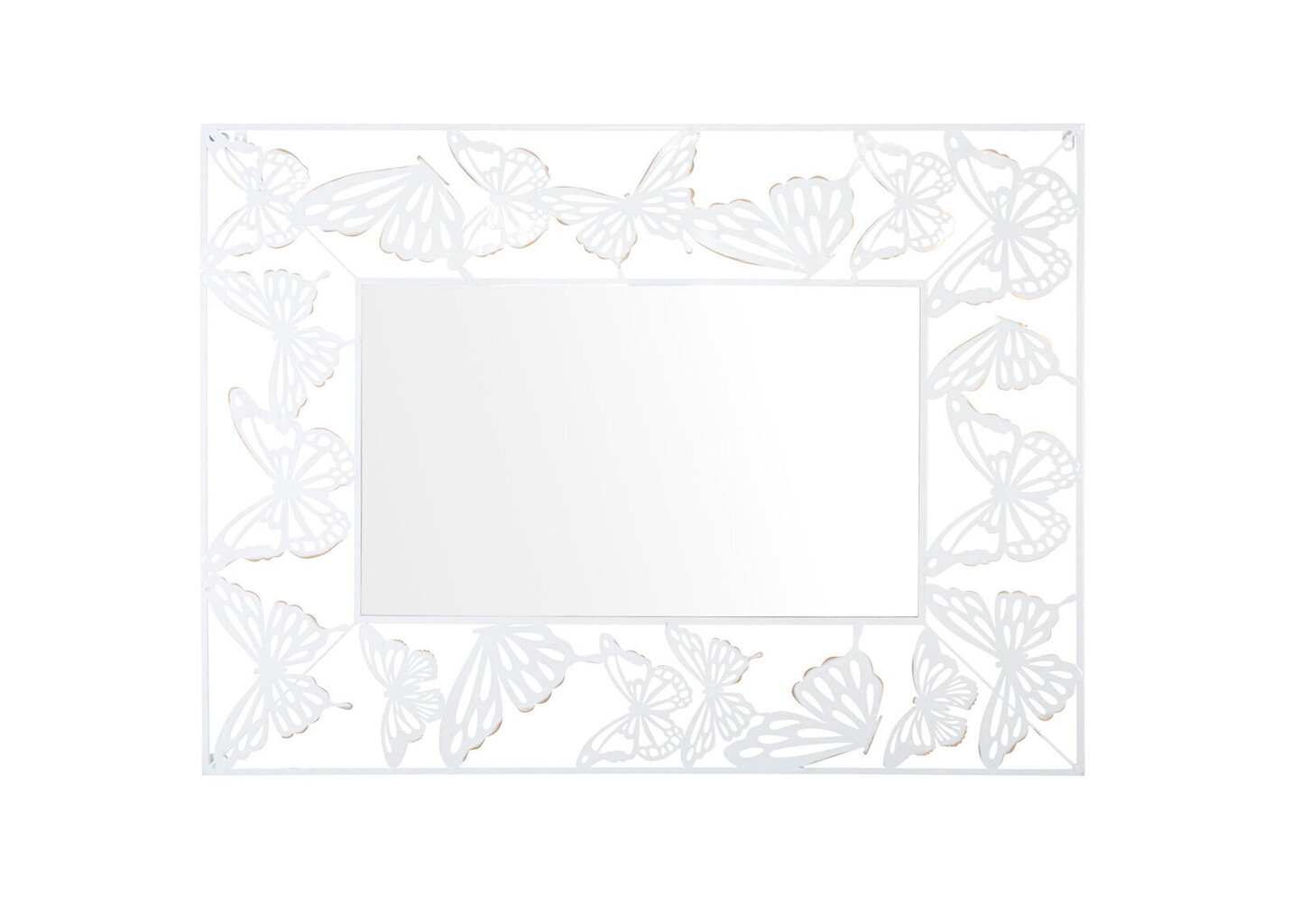 Sienas spogulis A2A White Butterfly, balts cena un informācija | Spoguļi | 220.lv