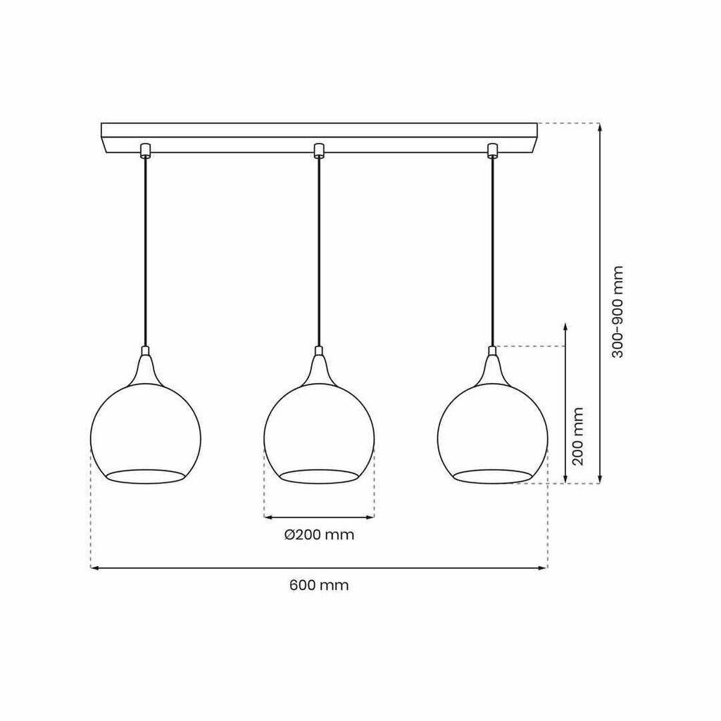 Piekaramā lampa Milagro MONTE GOLD 3xE27 цена и информация | Lustras | 220.lv