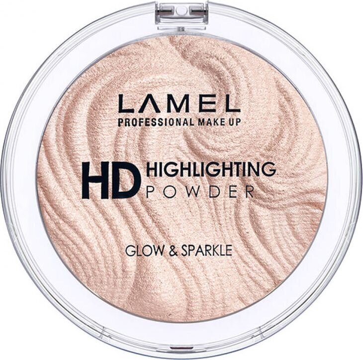 Mirdzumu piešķirošs līdzeklis Lamel Insta HD Highlihting Glow and Sparkle nr 402, 12 g cena un informācija | Bronzeri, vaigu sārtumi | 220.lv