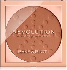 Компактная пудра Revolution Bake & Blot Compact Powder Deep Dark, 5,5 г цена и информация | Пудры, базы под макияж | 220.lv