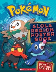 Pokemon: Alola Region Poster Book cena un informācija | Grāmatas mazuļiem | 220.lv