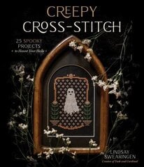 Creepy Cross-Stitch: 25 Spooky Projects to Haunt Your Halls цена и информация | Книги об искусстве | 220.lv