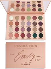 Acu ēnu palete Makeup Revolution x The Emily Edit The Needs Palette, 13.2 g cena un informācija | Acu ēnas, skropstu tušas, zīmuļi, serumi | 220.lv