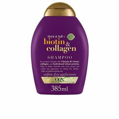 Šampūns Ogx Biotin & Collagen, 385 ml cena un informācija | Šampūni | 220.lv