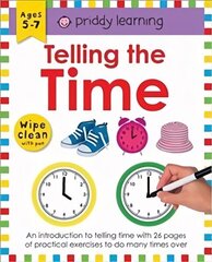 Telling the Time: Wipe Clean Workbooks цена и информация | Книги для малышей | 220.lv