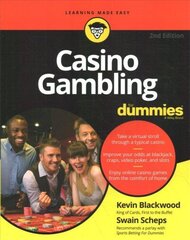 Casino Gambling For Dummies, 2nd Edition 2nd Edition cena un informācija | Izglītojošas grāmatas | 220.lv