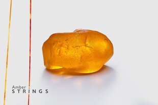 Amber Strings aromātiskās ziepes ar dzintara putekļiem uz paplātes, 45 g цена и информация | Мыло | 220.lv