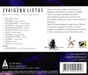 CD ZVAIGŽŅU LIETUS - Mīlestība nav spēle cena un informācija | Vinila plates, CD, DVD | 220.lv